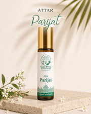 Parijat Attar by Gaur Priya Naturals, 10 ml roll-on bottle