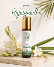 Rajnigandha Attar by Gaur Priya Naturals, 10 ml roll-on bottle